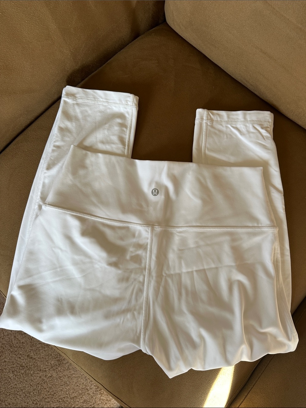 lululemon athletica Women’s White High-Rise Capri Leggings